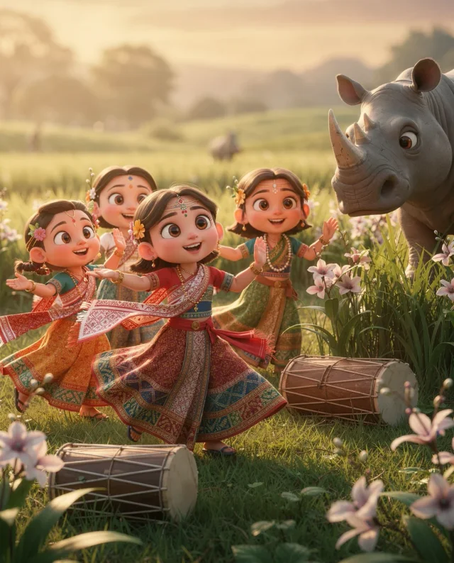 Bihu and the Rhino