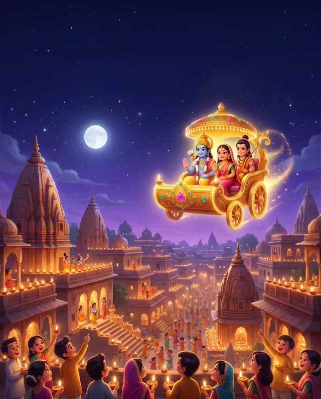 Diwali Lamps for Rama