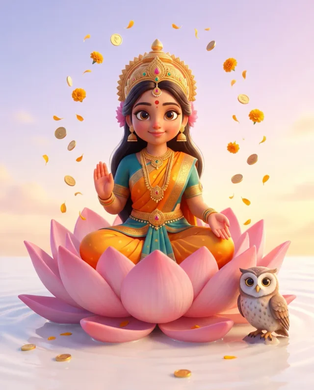 Lakshmi Rises From the Ocean