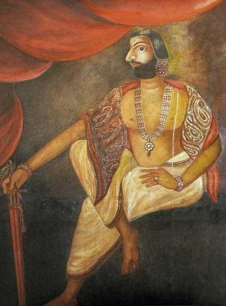 Historical portrait: Marthanda Varma at Colachel