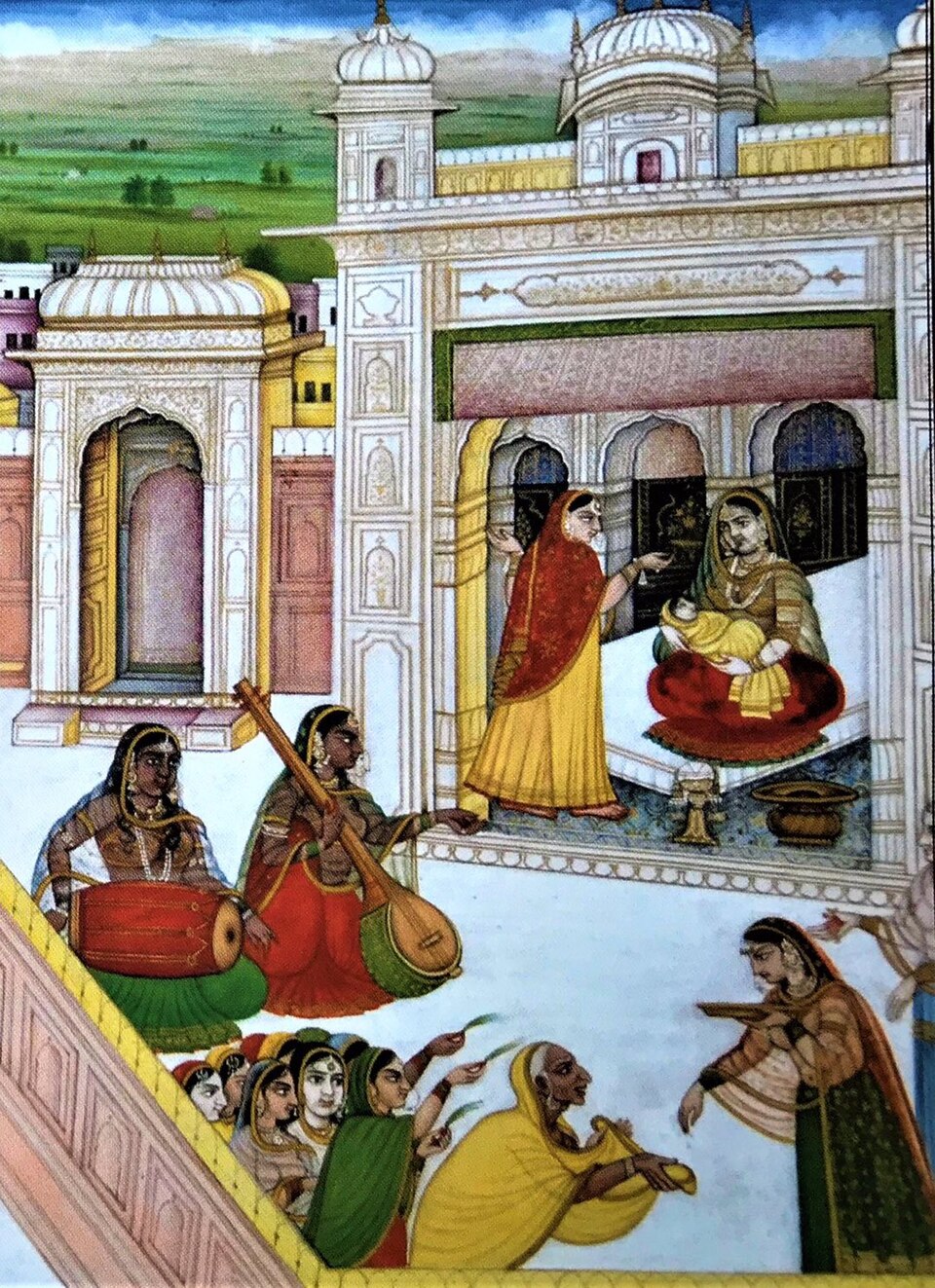 Later artistic depiction: Mata Gujri: Family & Leadership
